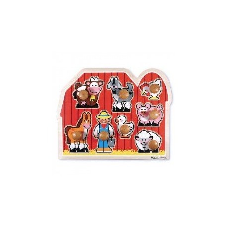 FARM FRIENDS LARGE PEG PUZZLE