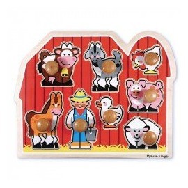 FARM FRIENDS LARGE PEG PUZZLE